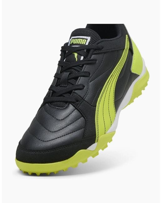 PUMA Black Pressing Iv Tt Astro Turf Football Boots for men