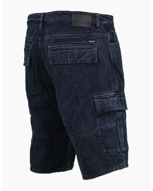Guess Black Cargo Shorts Casual Summer Pant for men
