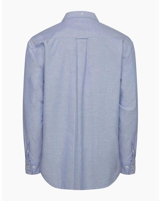 Gant Blue Contrast Collar Shirt for men