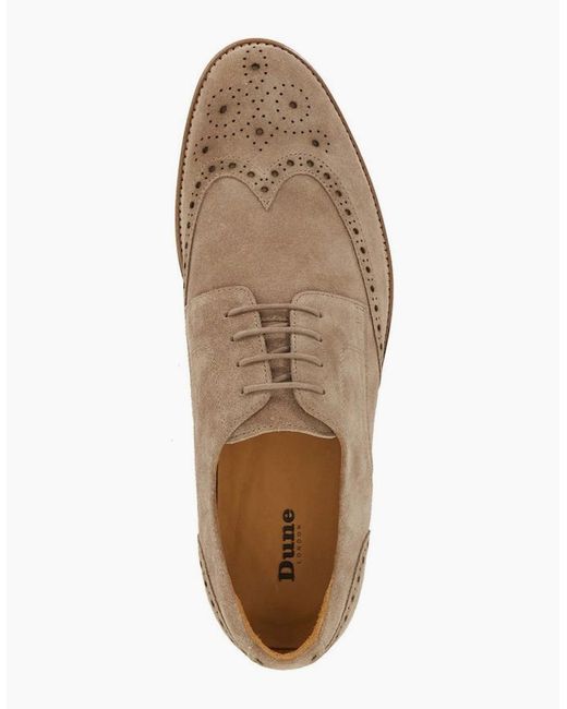 Dune Brown Stanford Shoes for men