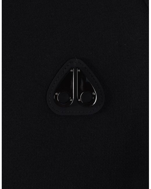 Moose Knuckles Black Hooded Top for men