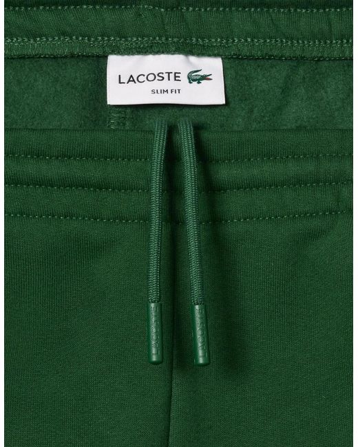 Lacoste Green Sweatpants Slim Fit Joggers Cuffed for men