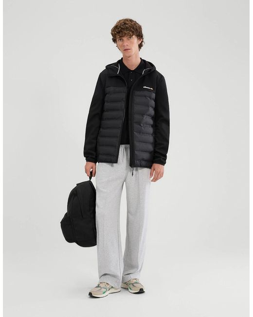 Ellesse Black Cassiano Fz Jacket for men