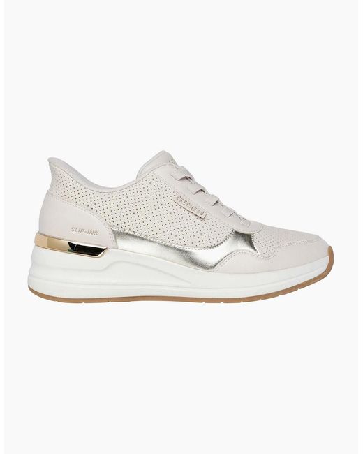Skechers White Billion 2 Top-Tier Natural Trainers