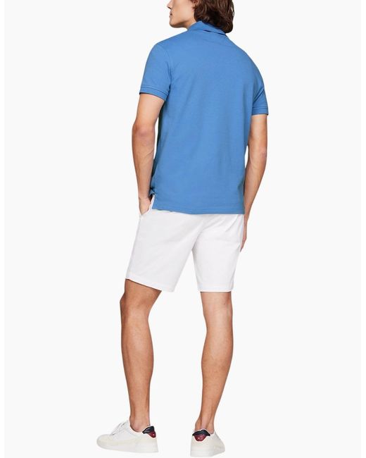 Tommy Hilfiger Blue Polo Shirts Cotton Golf Top