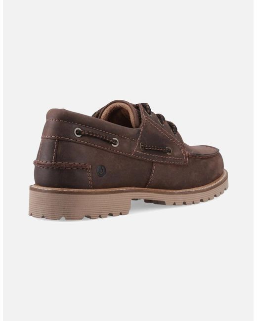 Sperry Top-Sider Brown Sperry Houston Leather Boat Shoes for men