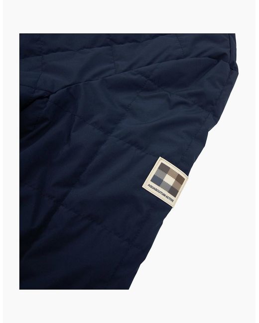 Aquascutum Blue Rlg Active Reversible Jacket 11 for men