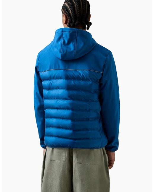 Reebok Blue Herston Hybrid Jacket for men