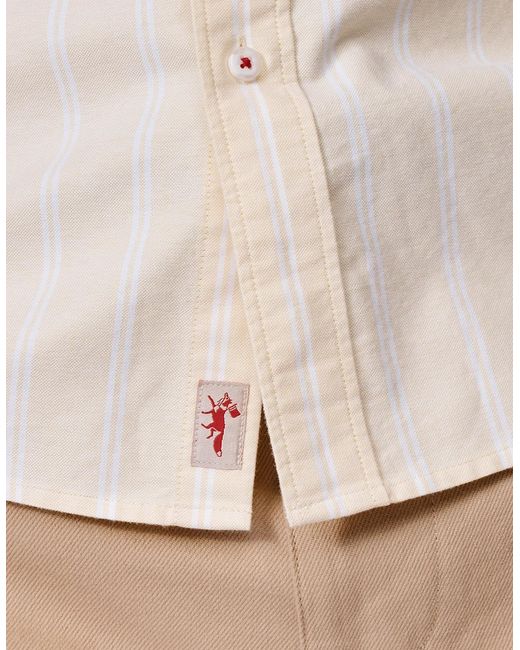 aubi Natural Aldridge Oxford Button Down Shirt for men