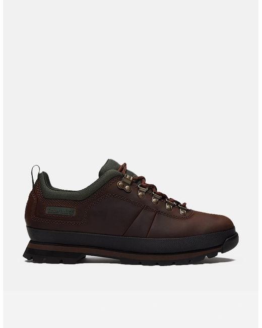 Timberland Black Euro Hiker Low Shoes for men