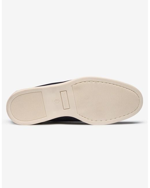 Oliver Sweeney Blue Suede Moccasin Shoes for men