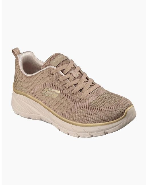 Skechers Gray Fashion Fit 2.0 Polyester Taupe/ Trainers