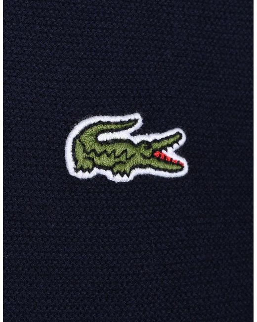 Lacoste Blue Knitted Polo Shirt for men