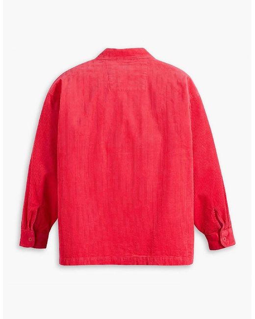 Levi's Red Levi's Skte Cord Coat for men