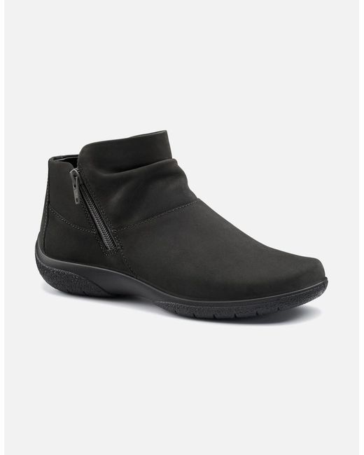 Hotter Black Murmur Ankle Boots