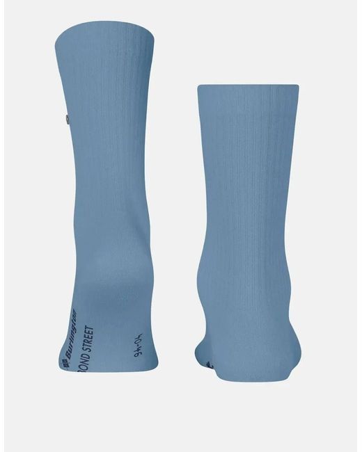 Burlington Blue Bond Street Socks Sky