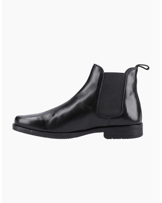 Hush Puppies Black Brennan Chelsea Boots for men