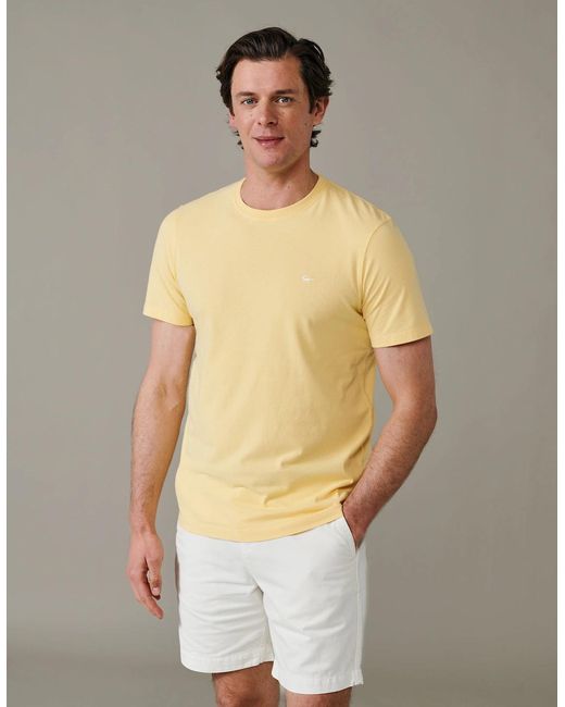 aubi Blue Organic Cotton T-Shirt for men