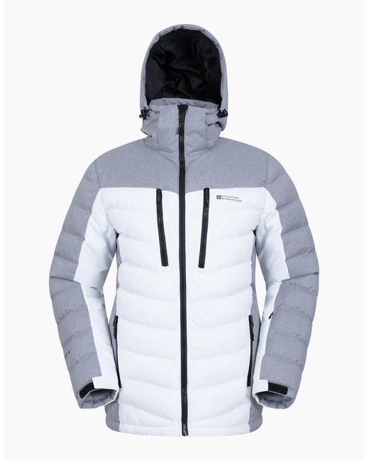 Mountain Warehouse Blue Vulcan Iii Ski Jacket for men