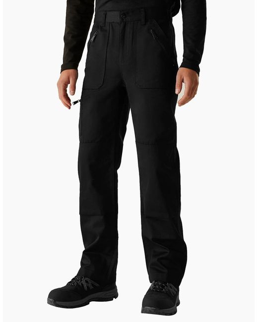 Regatta Black Professional Waterproof Trousers for men