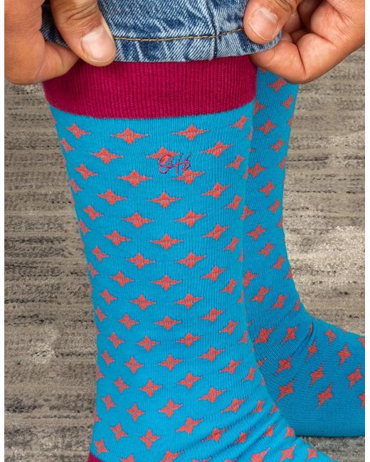 Oswin Hyde Blue Contemporary for men