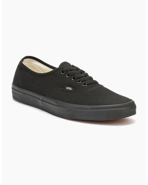 Vans Black Authentic Canvas True Trainers for men