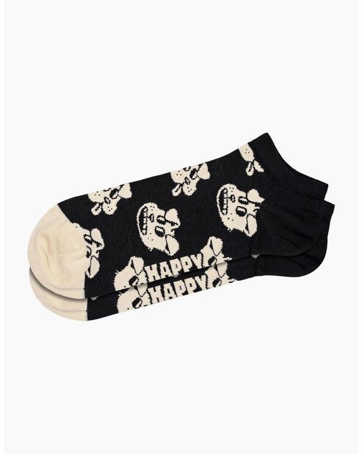 Happy Socks Black 3-Pack Pets Low Socks