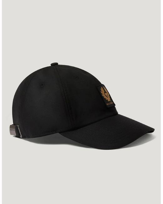 Belstaff Black Phoenix Patch Wax Cap for men