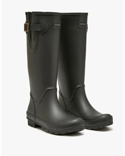 Joules Black Houghton Tall Wellies