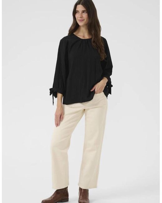Cream Black Sophie Blouse