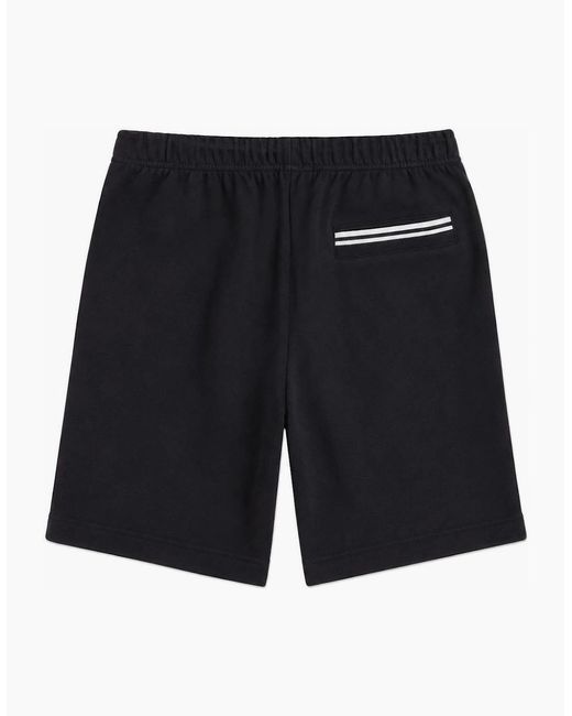 Fred Perry Black Classic Sweat Shorts for men