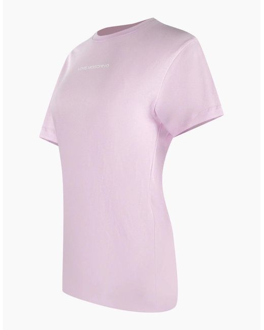 Love Moschino Pink Bold Logo T-Shirt