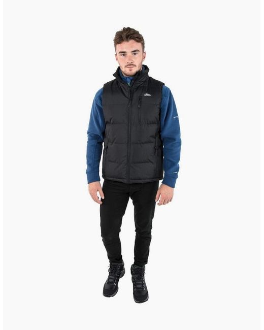 Trespass Black Clasp Padded Gilet/Bodywarmer for men