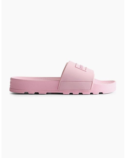 Hunter Pink Core Embossedr Polyurethane Parfait Slides