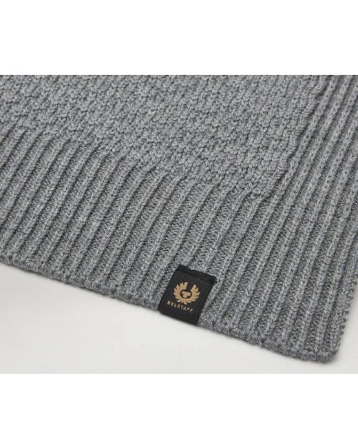Belstaff Gray Sternway Scarf Medium Heather for men