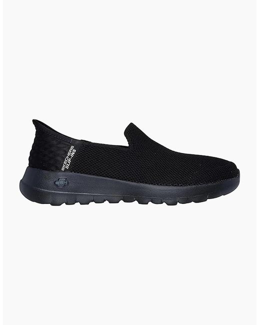 Skechers Go Walk Black Skechers /Ladies Go Walk Joy Slip-In Hands Free Trainers
