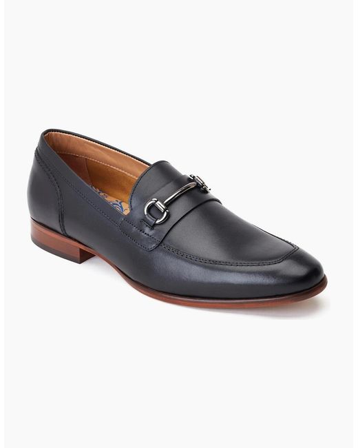 Base London Blue Russo Buckle Loafer for men