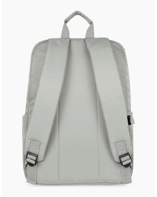 Spiral Gray Monti Backpack With Logo Patch