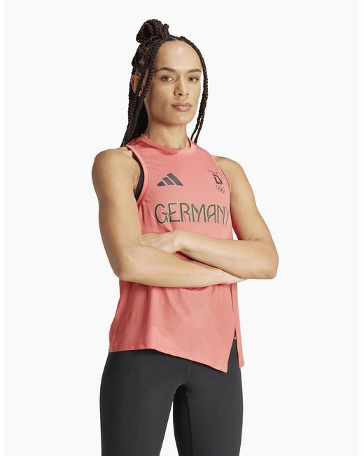 Adidas Pink Team D Tank