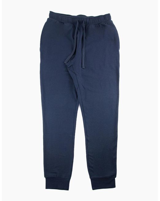 Emporio Armani Blue Loungewear Back Logo Trouser Marine for men