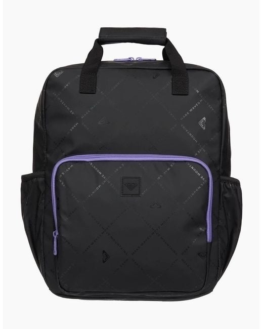 Roxy Black Wave Whisper Rubber 13L Backpack