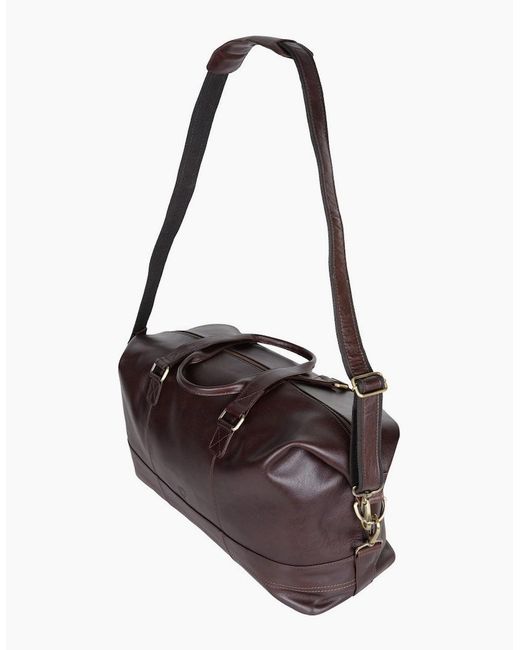 Lakeland Leather Brown Keswick Holdall
