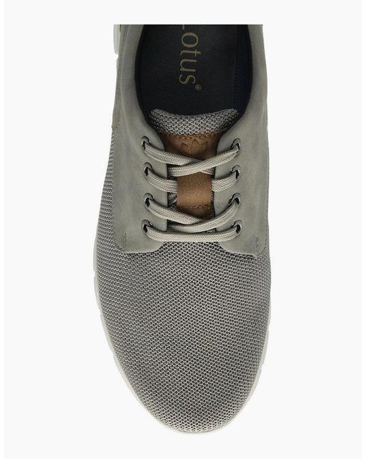 Lotus Gray Arezzo Trainers for men