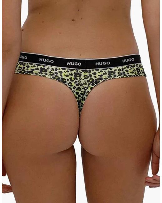 Boss Green Leo Thong, Animal Print