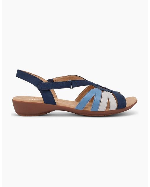 Hotter Blue Flare Sandals