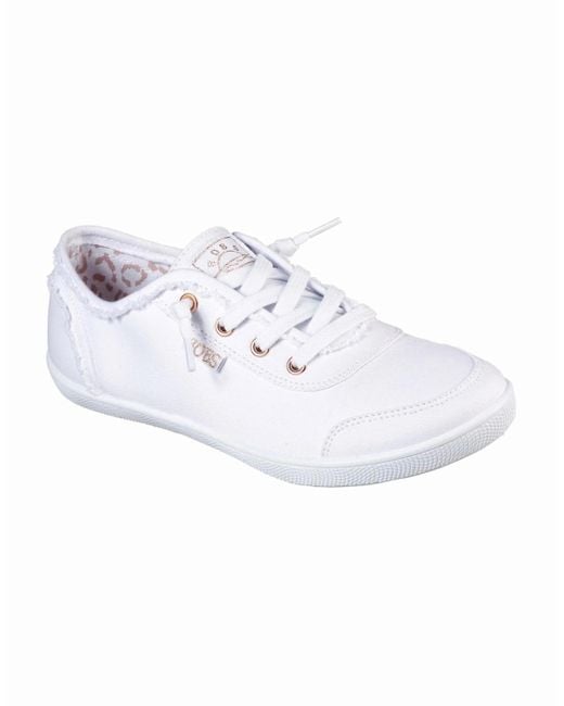 Skechers White Bobs B Cute Shoes