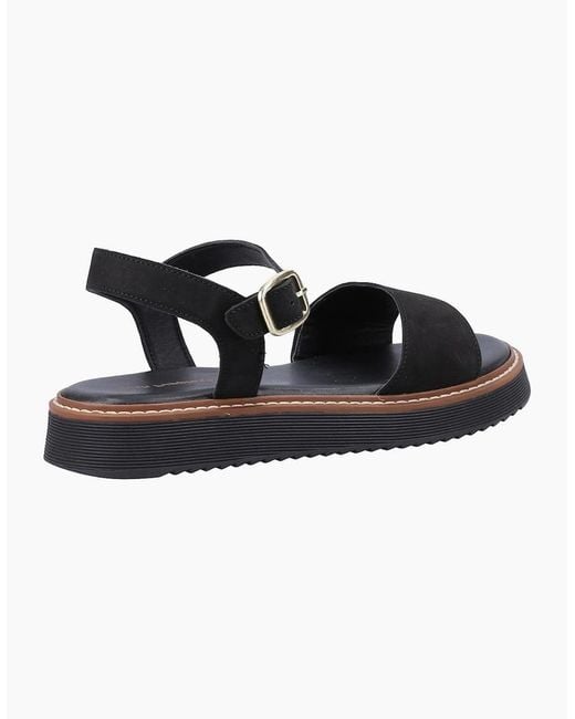 Hush Puppies Black Cassie Sandals