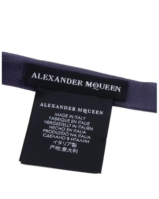 McQueen Blue Bow Tie for men