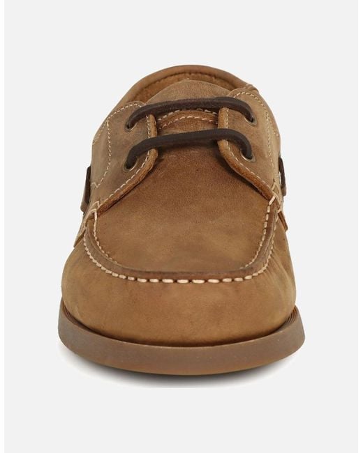 Loake Brown Lymington Boat Shoes for men