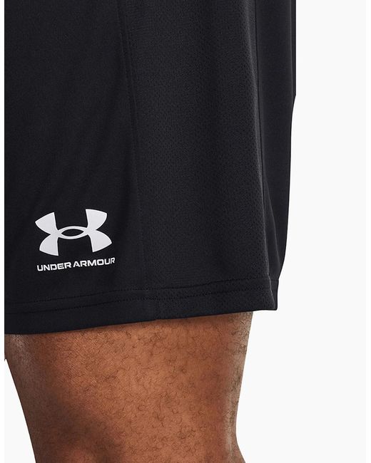 Under Armour Black Challenger Knitted Shorts for men